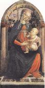 Sandro Botticelli Madonna and Child or Madonna of the Rose Garden oil on canvas